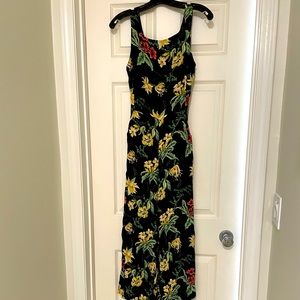 Wilfred ecoulement jumpsuit in black/goji berry